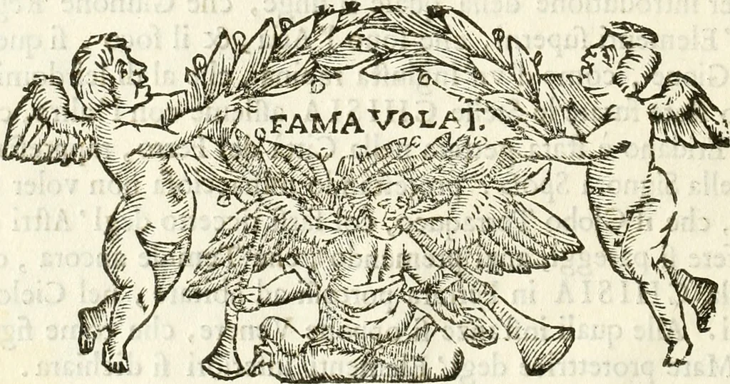 An illustration from Le stelle combattvte dagli elementi : torneo rapresentato in Ferrara da diversi cavalieri per ossequiare il merito infinito dell'emin.mo e reu.mo prencipe il sig. cardinale Sigismondo Chigi, loro dignissimo legato : nel tempo, che si fecero le nozze frà la signora Beatrice Bentivogli e sig. conte Ercole Pepoli, 1676, leaf 13