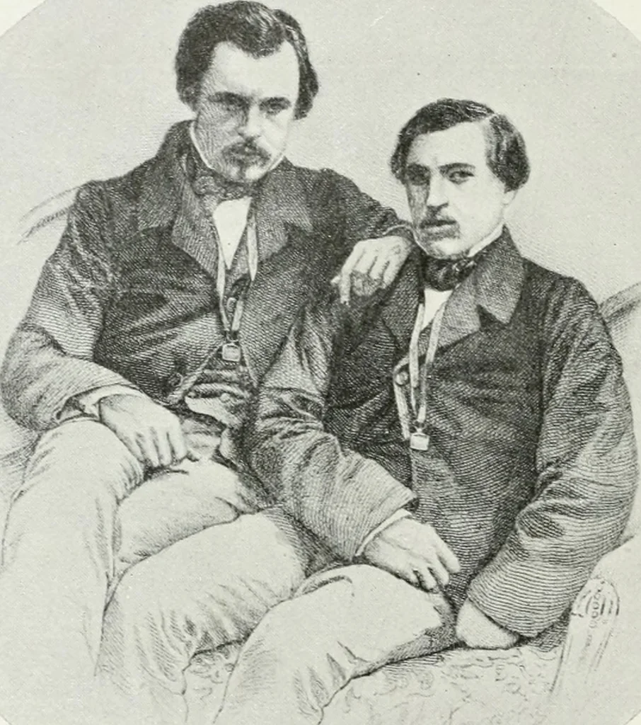 An illustration from L'esthétique des Goncourt, 1920, leaf 11