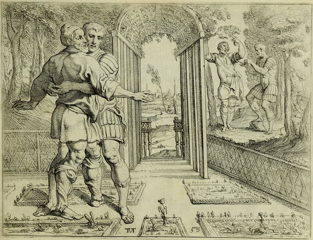 An illustration from Les travavx d'Vlysse, 1633, leaf 116