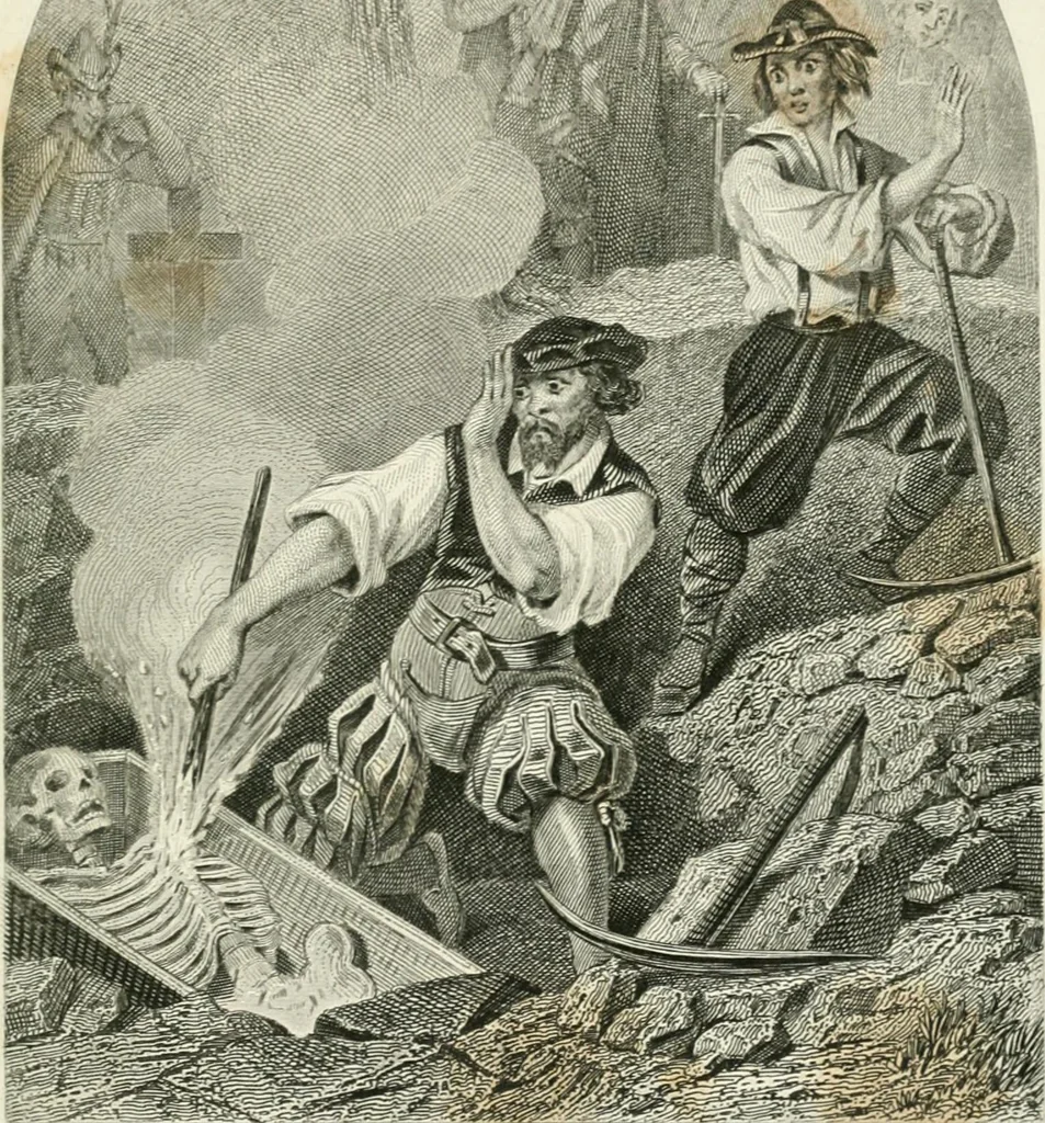 An illustration from Les tribunaux secrets : ouvrage historique, 1880, leaf 504