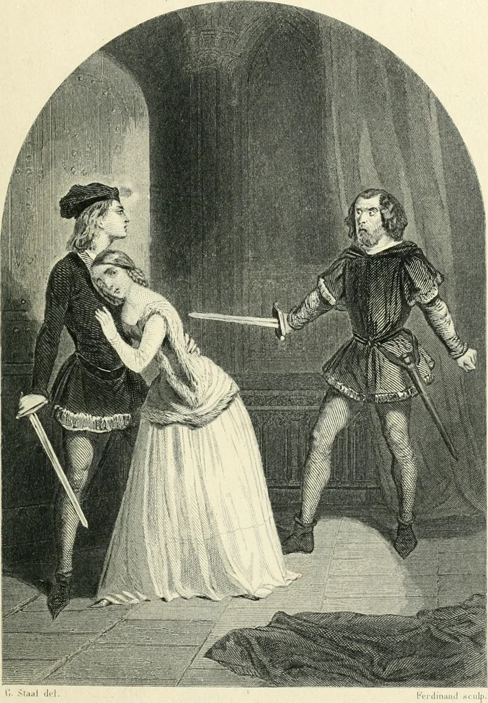An illustration from Les tribunaux secrets : ouvrage historique, 1880, leaf 328