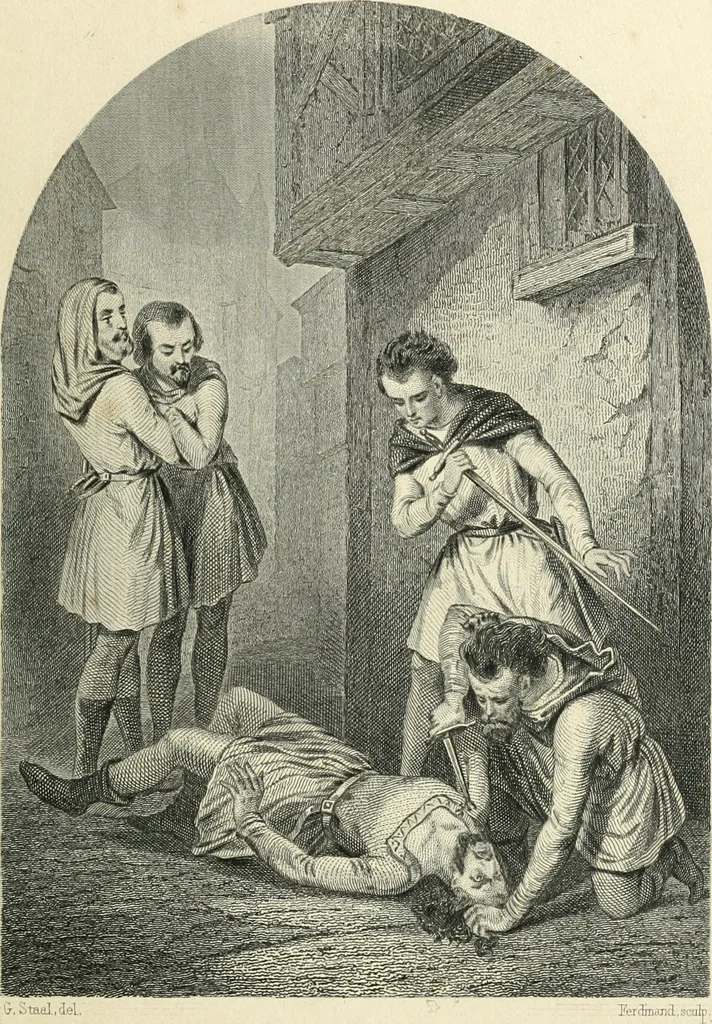 An illustration from Les tribunaux secrets : ouvrage historique, 1880, leaf 464
