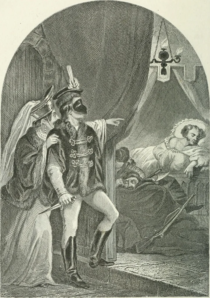 An illustration from Les tribunaux secrets : ouvrage historique, 1880, leaf 677