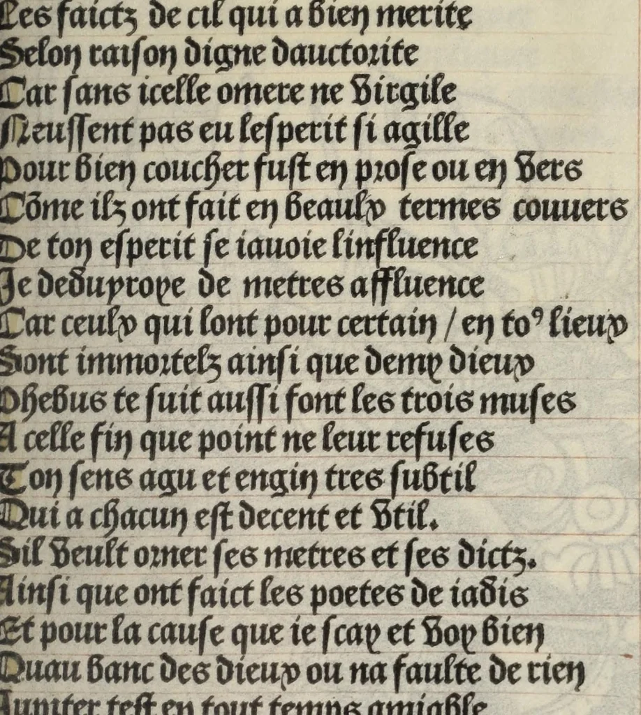 An illustration from Les triu[m]phes de fra[n]ce, 1508, leaf 21
