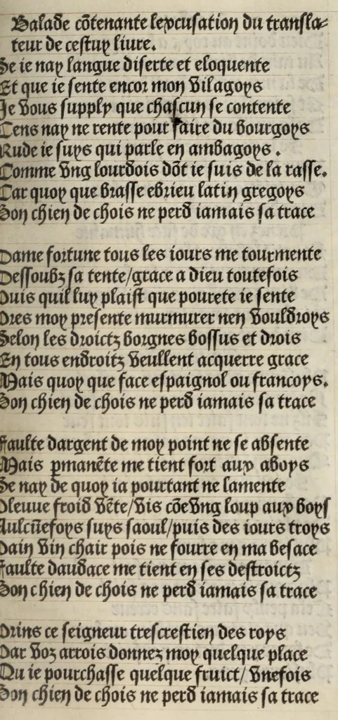 An illustration from Les triu[m]phes de fra[n]ce, 1508, leaf 63