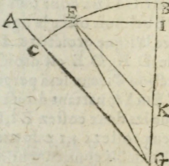 An illustration from Les trois livre des elemens spheriqves, 1615, leaf 121