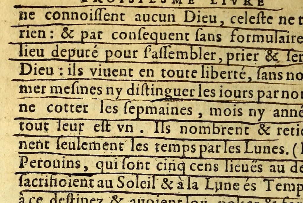 An illustration from Les trois mondes., 1582, leaf 310
