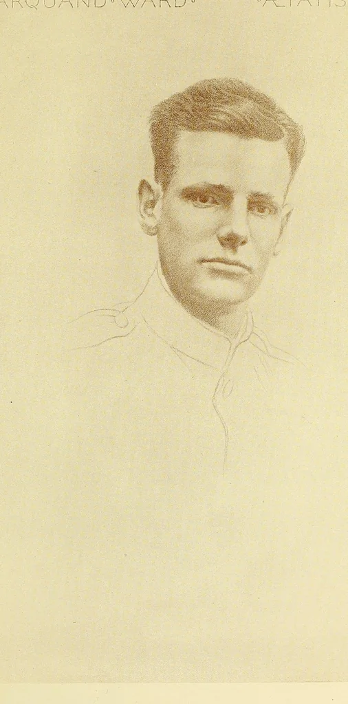 An illustration from Lest we forget : MCMXIX-MCMXVIII : portrait drawings, 1919, leaf 55