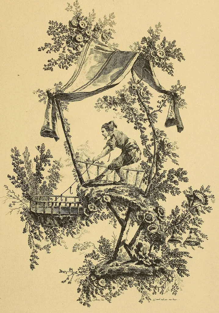 An illustration from Le style Louis XV, 1920, leaf 115