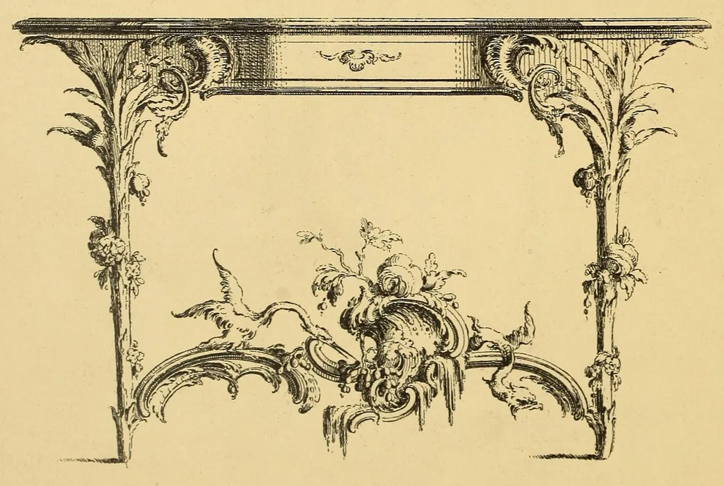 An illustration from Le style Louis XV, 1920, leaf 150