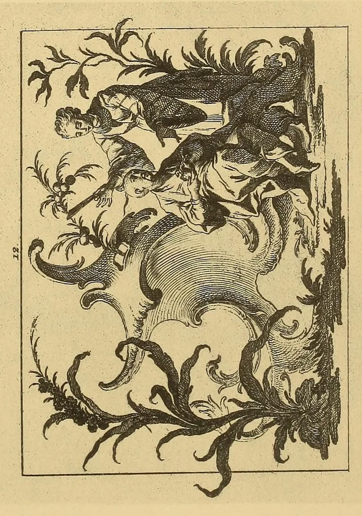 An illustration from Le style Louis XV, 1920, leaf 167
