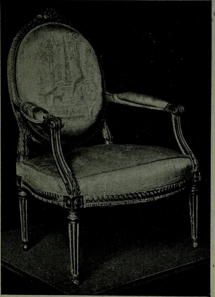 An illustration from Le style Louis XVI : ouvrage orne de 160 gravures environ, 1900, leaf 116