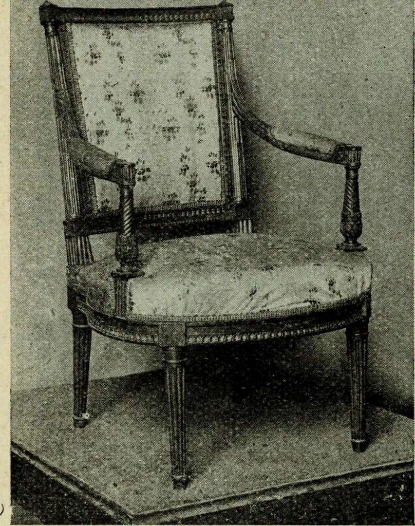 An illustration from Le style Louis XVI : ouvrage orne de 160 gravures environ, 1900, leaf 121