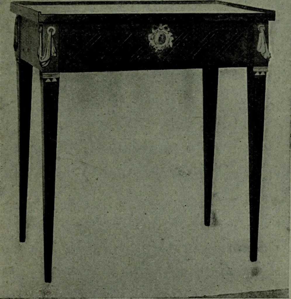 An illustration from Le style Louis XVI : ouvrage orne de 160 gravures environ, 1900, leaf 136