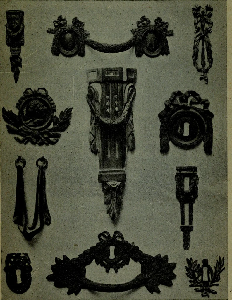 An illustration from Le style Louis XVI : ouvrage orne de 160 gravures environ, 1900, leaf 16