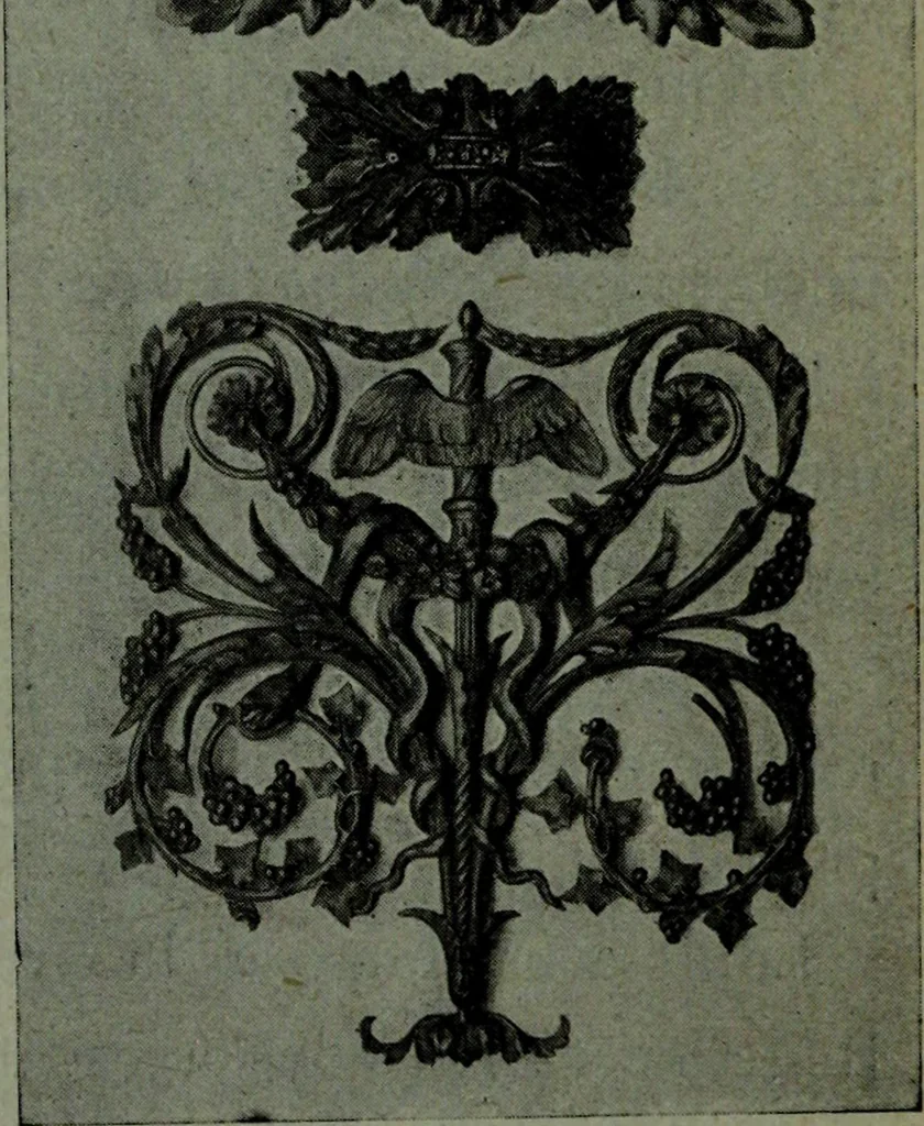 An illustration from Le style Louis XVI : ouvrage orne de 160 gravures environ, 1900, leaf 18