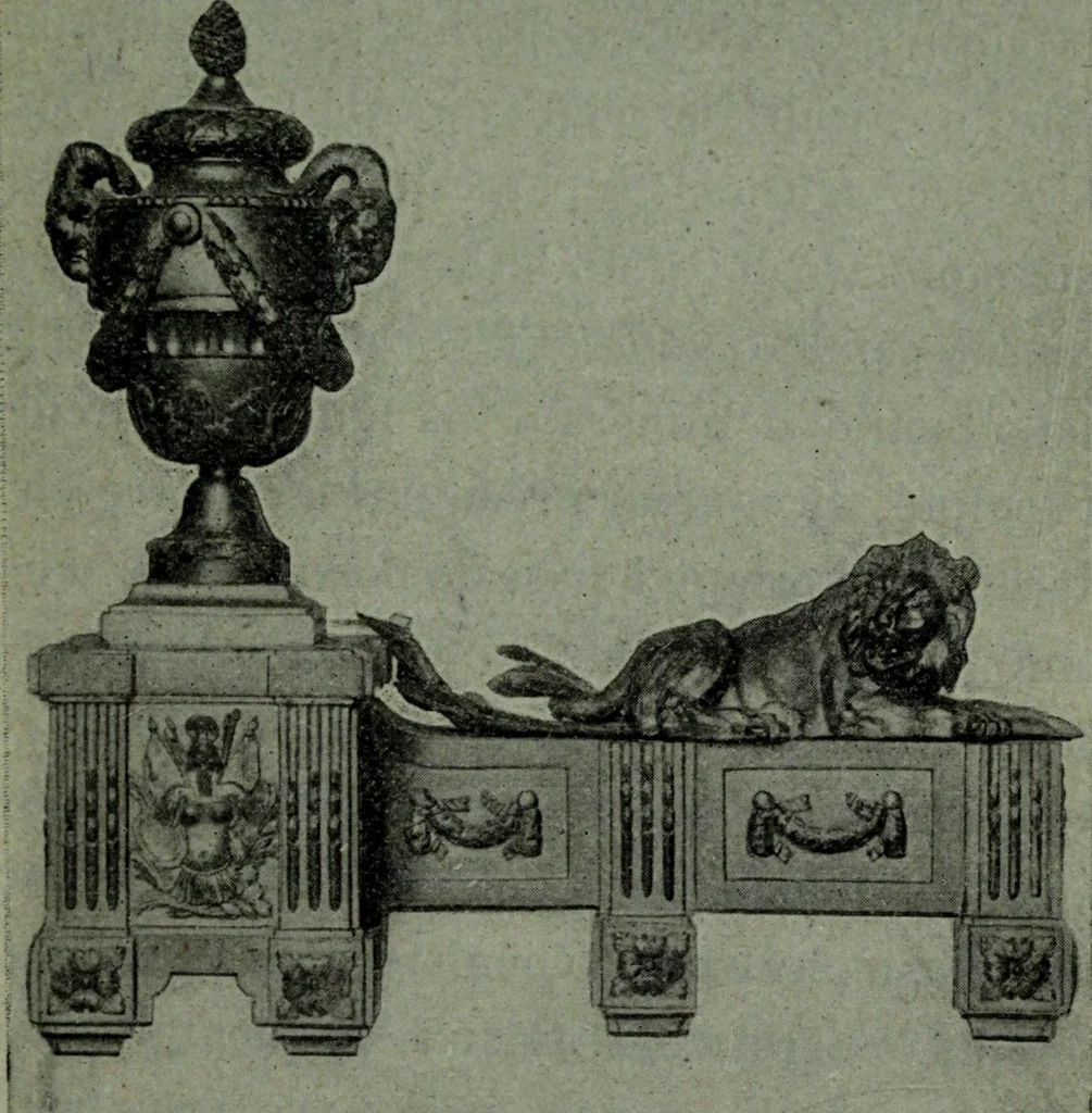 An illustration from Le style Louis XVI : ouvrage orne de 160 gravures environ, 1900, leaf 196