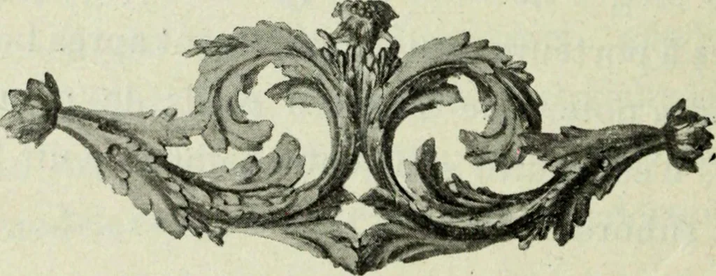 An illustration from Le style Louis XVI : ouvrage orne de 160 gravures environ, 1900, leaf 197