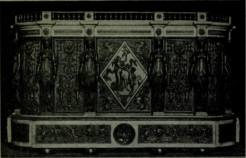 An illustration from Le style Louis XVI : ouvrage orne de 160 gravures environ, 1900, leaf 198