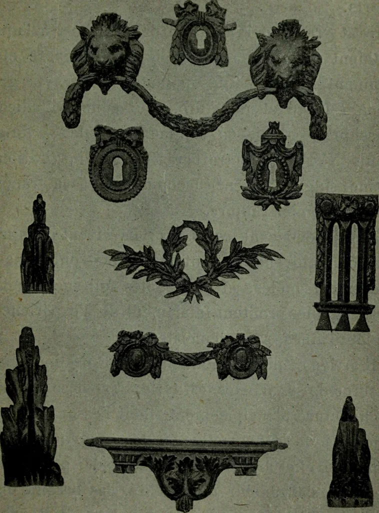An illustration from Le style Louis XVI : ouvrage orne de 160 gravures environ, 1900, leaf 28