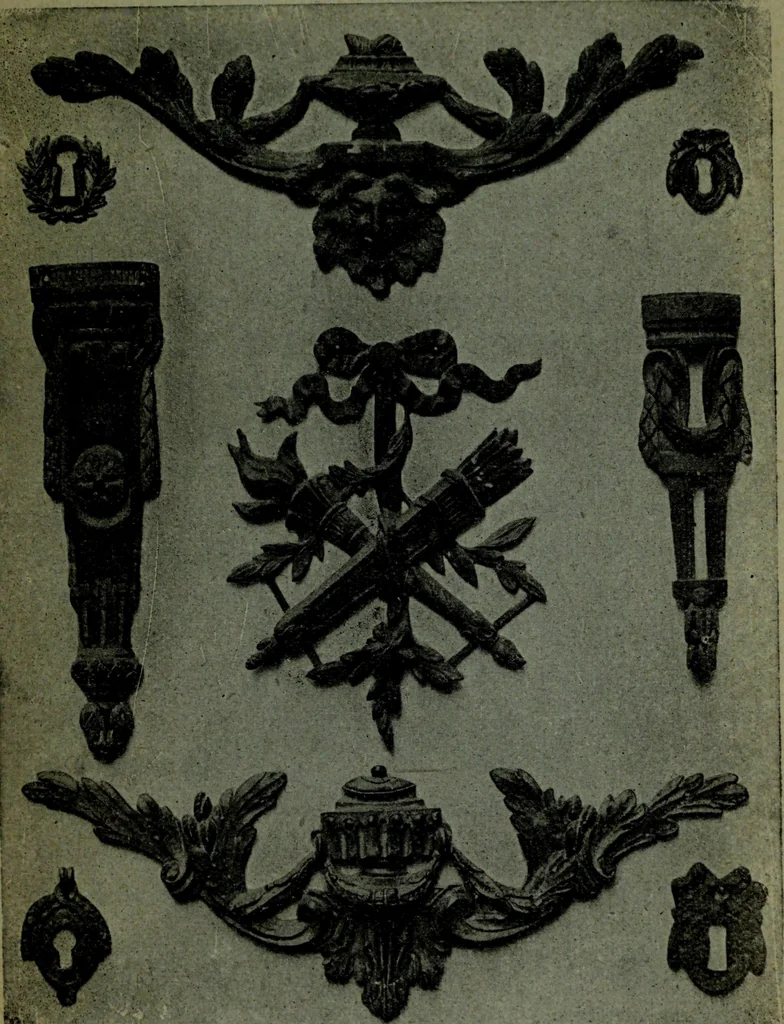 An illustration from Le style Louis XVI : ouvrage orne de 160 gravures environ, 1900, leaf 42