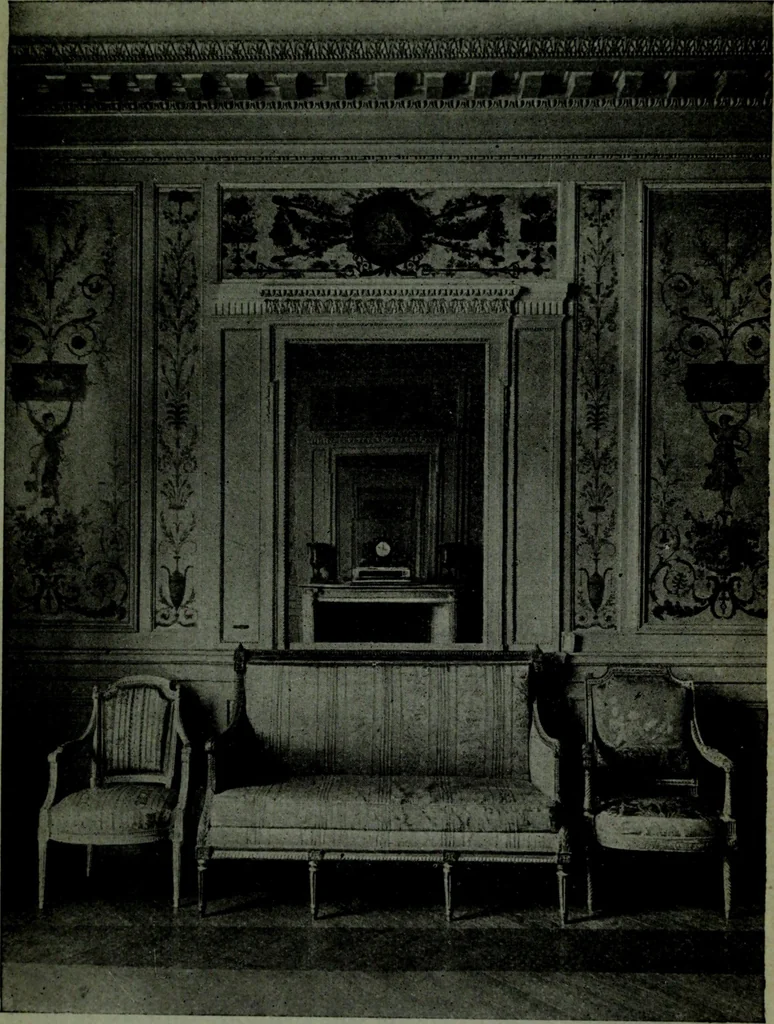 An illustration from Le style Louis XVI : ouvrage orne de 160 gravures environ, 1900, leaf 98