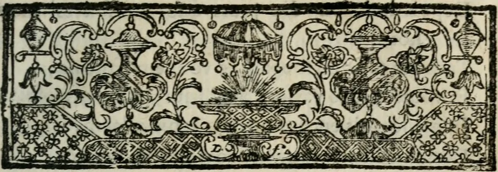 An illustration from Les oeuvres de mr Poisson, 1687, leaf 50