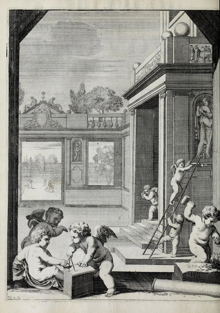 An illustration from Les vers heroiques du sieur Tristan Lhermite, 1648, leaf 192
