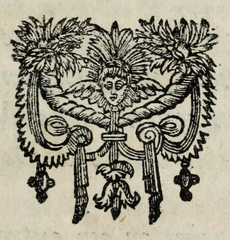 An illustration from Les vers heroiques du sieur Tristan Lhermite, 1648, leaf 377