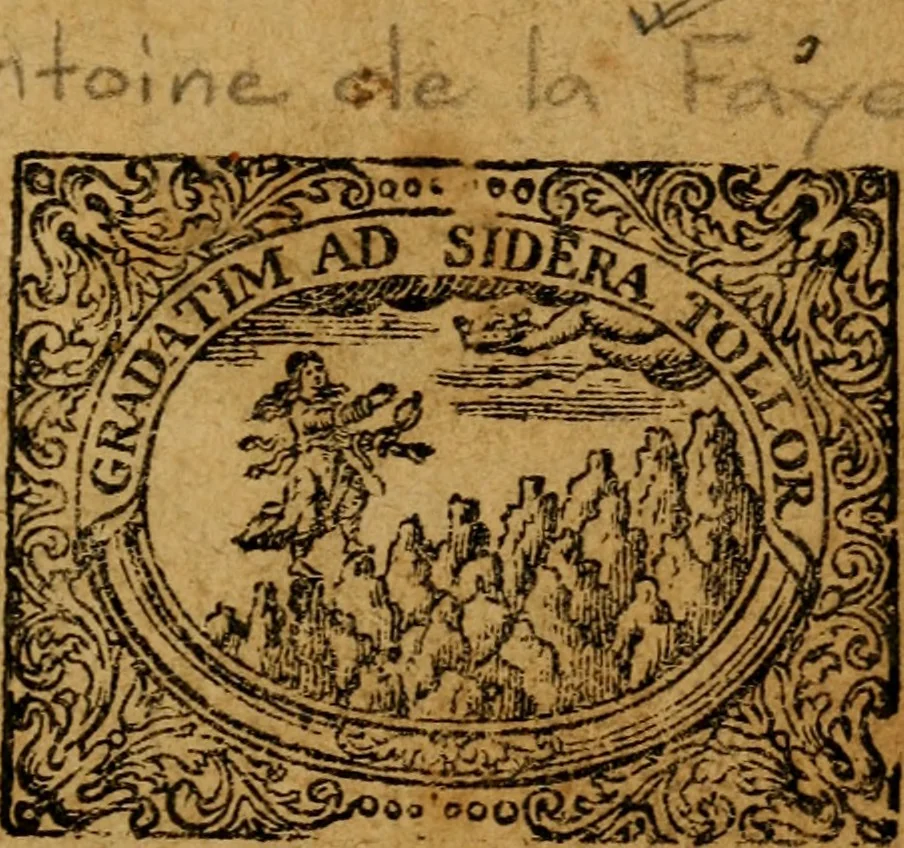 An illustration from Les Vies de Jean Calvin & de Theodore de Beze : mises en Francois, 1681, leaf 4