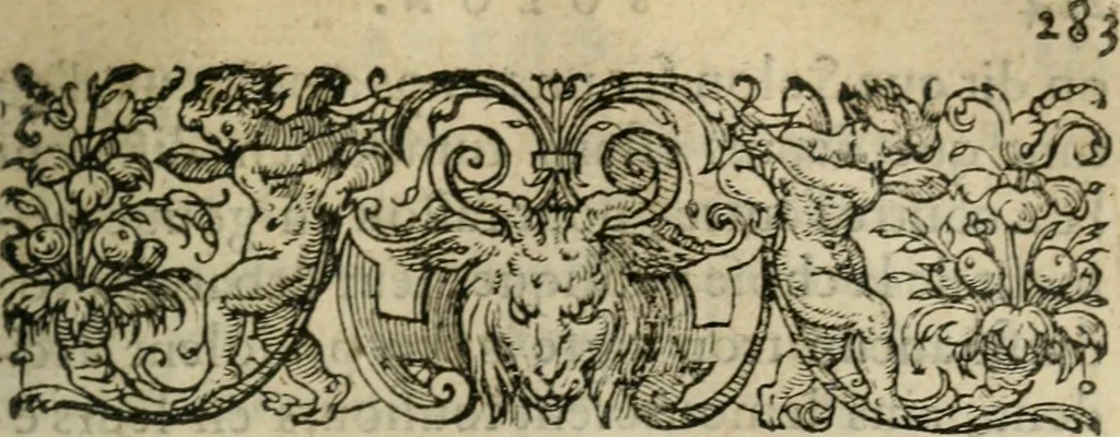 An illustration from Les Vies des hommes illustres, grecs et romains, comparées l'une avec l'autre, 1567, leaf 330
