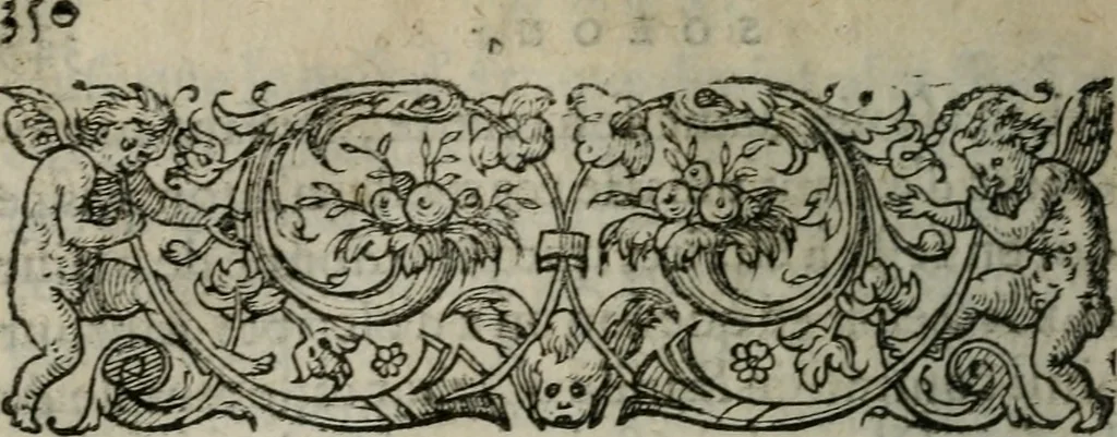 An illustration from Les Vies des hommes illustres, grecs et romains, comparées l'une avec l'autre, 1567, leaf 397