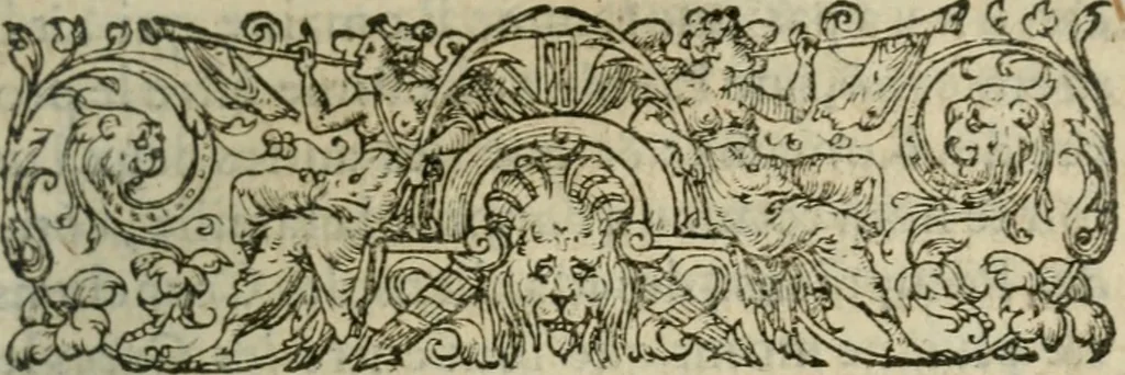 An illustration from Les Vies des hommes illustres, grecs et romains, comparées l'une avec l'autre, 1567, leaf 354