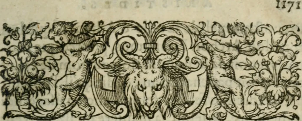 An illustration from Les Vies des hommes illustres, grecs et romains, comparées l'une avec l'autre, 1567, leaf 8