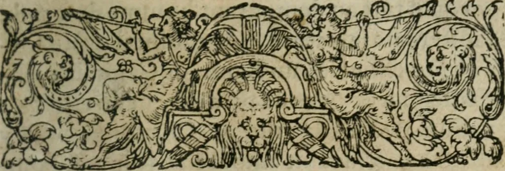 An illustration from Les Vies des hommes illustres, grecs et romains, comparées l'une avec l'autre, 1567, leaf 8