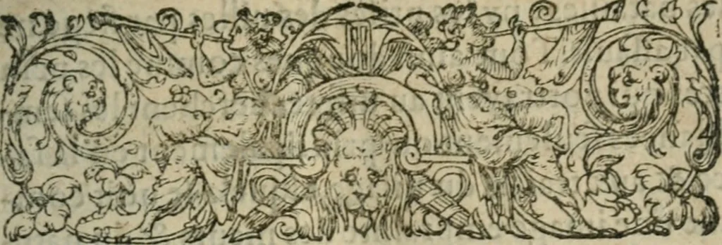 An illustration from Les Vies des hommes illustres, grecs et romains, comparées l'une avec l'autre, 1567, leaf 8
