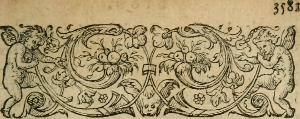 An illustration from Les Vies des hommes illustres, grecs et romains, comparées l'une avec l'autre, 1567, leaf 324