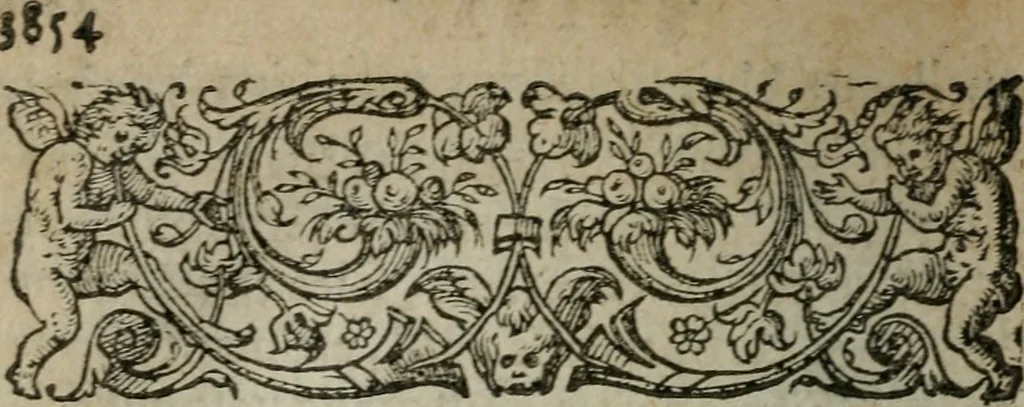 An illustration from Les Vies des hommes illustres, grecs et romains, comparées l'une avec l'autre, 1567, leaf 597