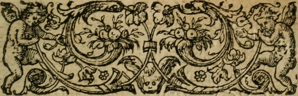 An illustration from Les Vies des hommes illustres, grecs et romains, comparées l'une avec l'autre, 1567, leaf 6