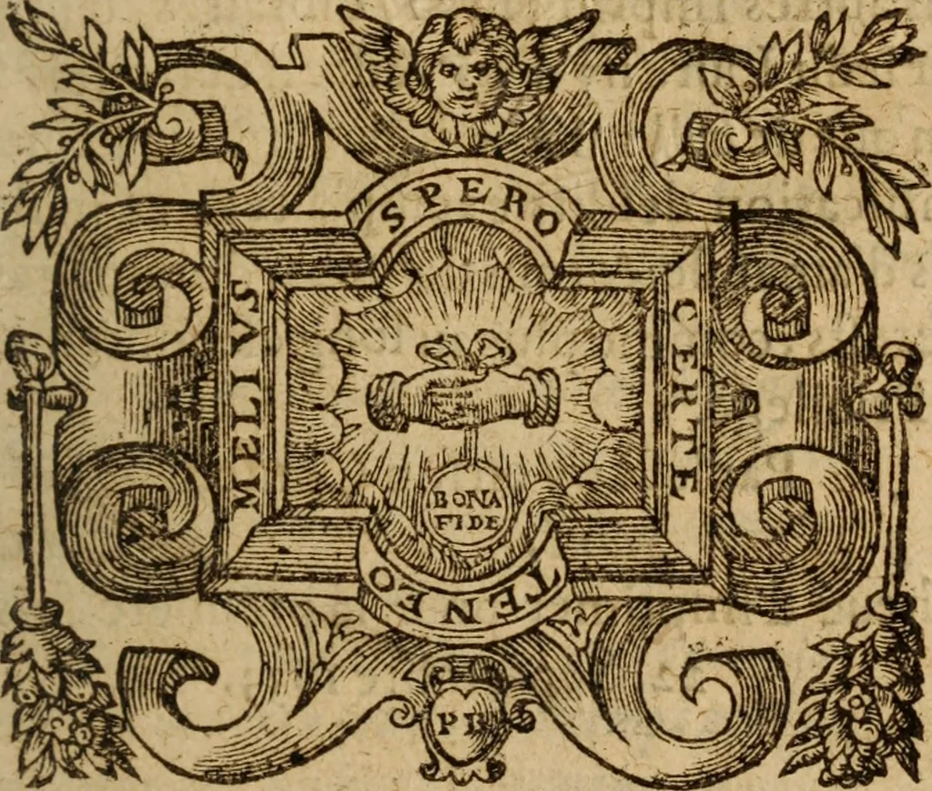 An illustration from Les visions; augmentées de l'Enfer reformé; ou, Sedition infernalle, 1636, leaf 10