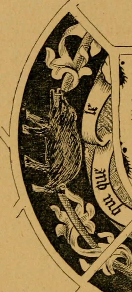 An illustration from Les vitraux, 1895, leaf 147