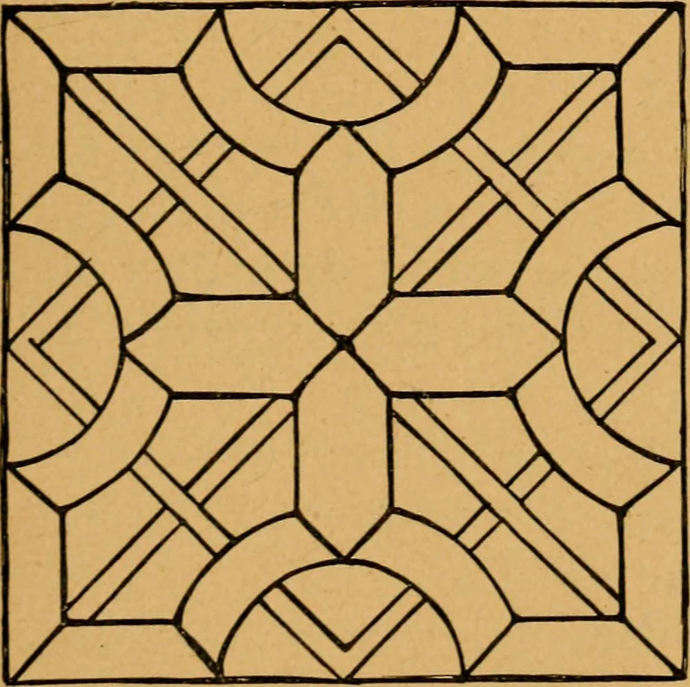 An illustration from Les vitraux, 1895, leaf 160