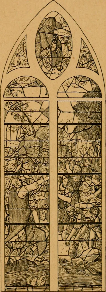 An illustration from Les vitraux, 1895, leaf 180