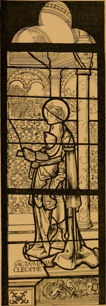 An illustration from Les vitraux, 1895, leaf 186