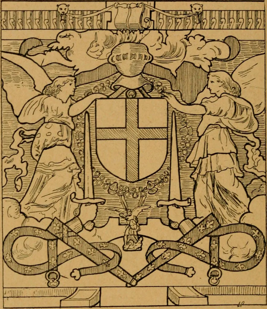 An illustration from Les vitraux, 1895, leaf 187