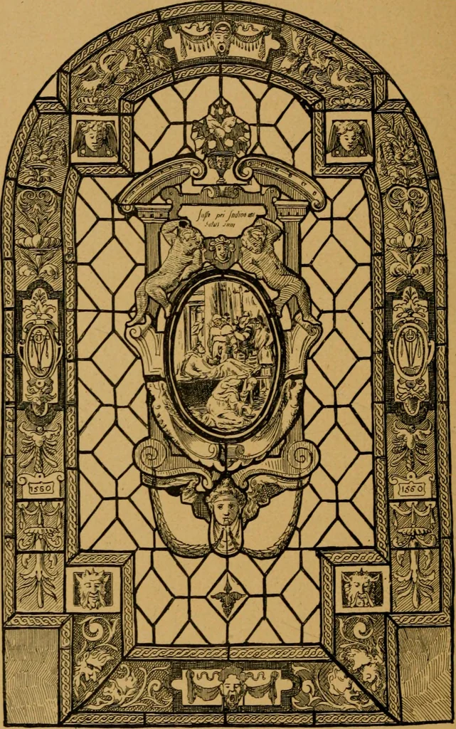 An illustration from Les vitraux, 1895, leaf 231