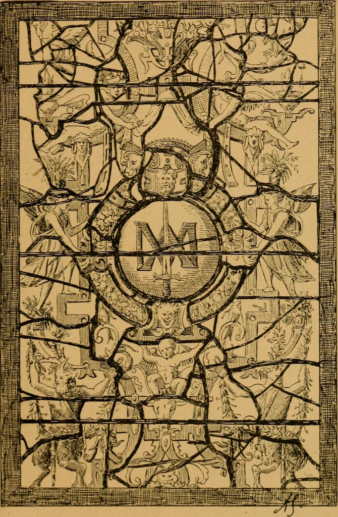 An illustration from Les vitraux, 1895, leaf 232