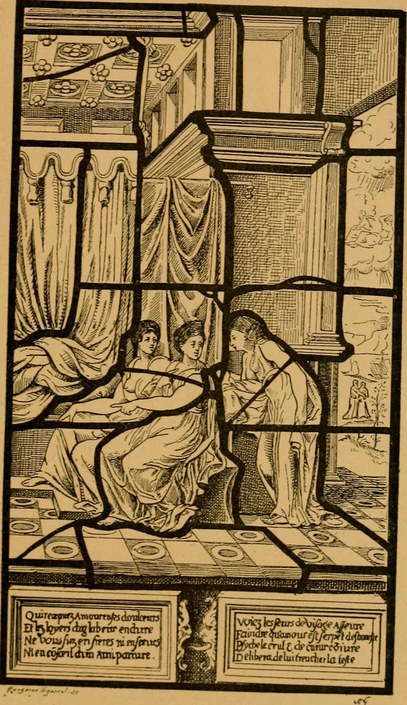 An illustration from Les vitraux, 1895, leaf 236