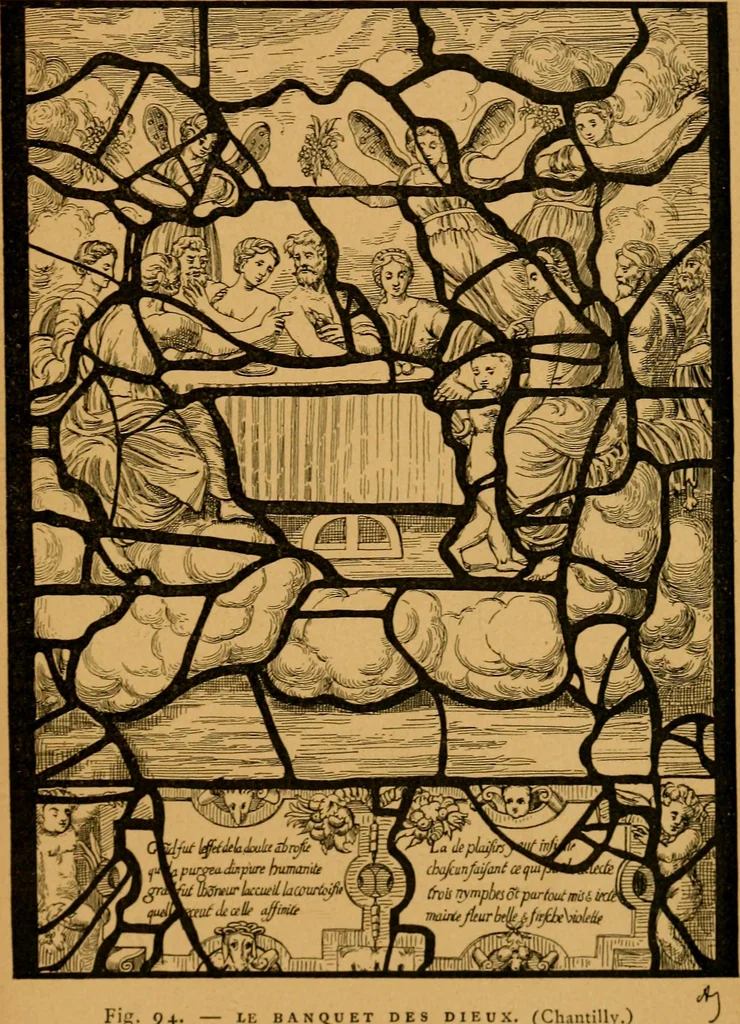 An illustration from Les vitraux, 1895, leaf 238