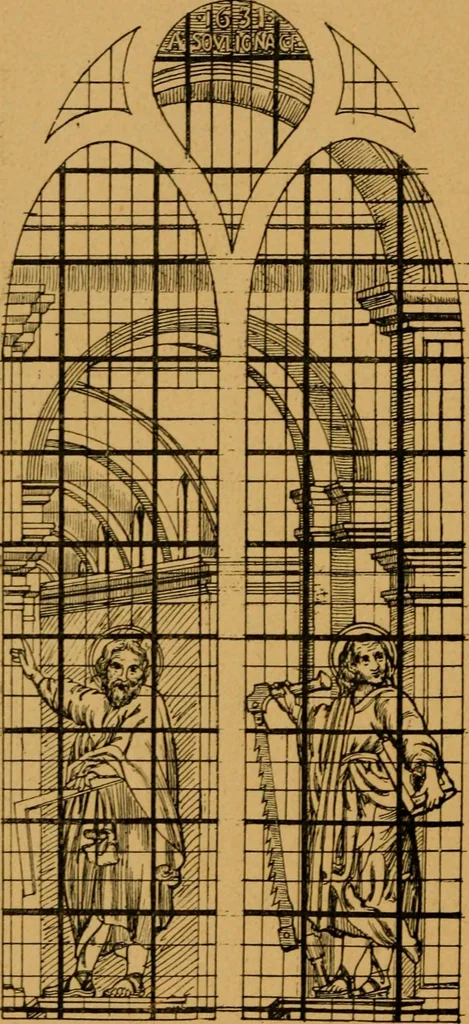 An illustration from Les vitraux, 1895, leaf 247